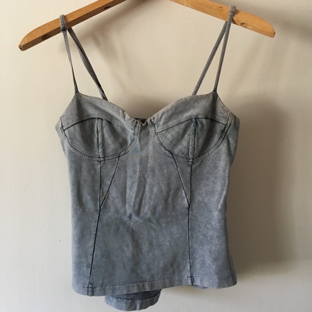 Vintage Stretch Denim Cami
